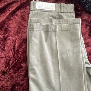 ASOS DESIGN - Pantalon habillé ultra large à ceinture plate - Vert